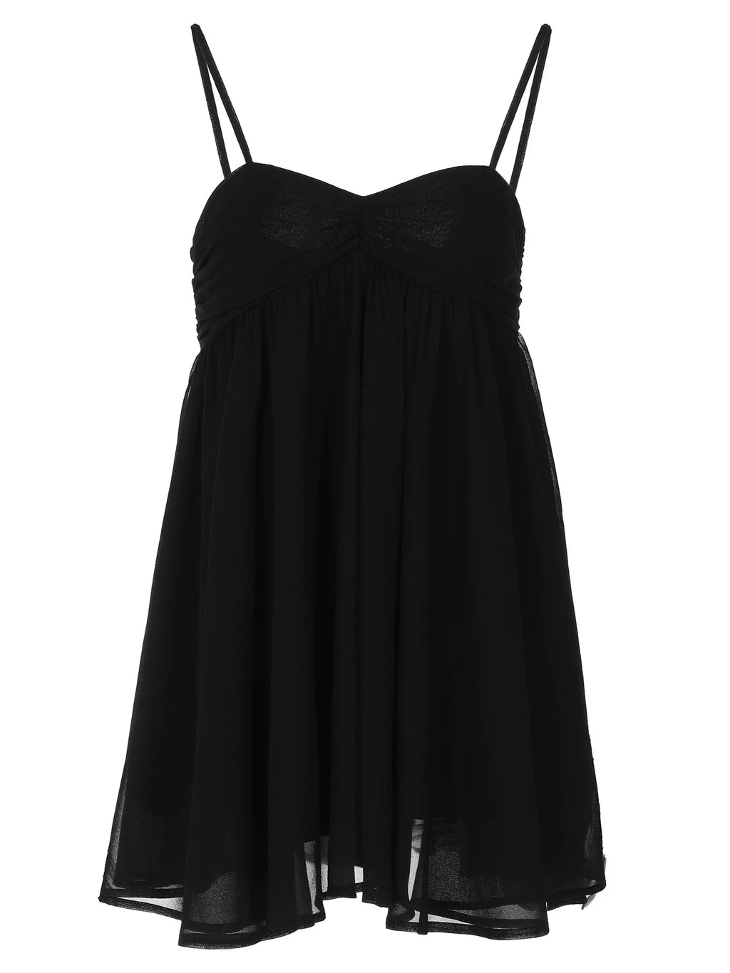 Xmsli | Resort Style Chiffon Tube Top Suspender Dress, Loose Slimming Summer mini Skirt for Hot Girls