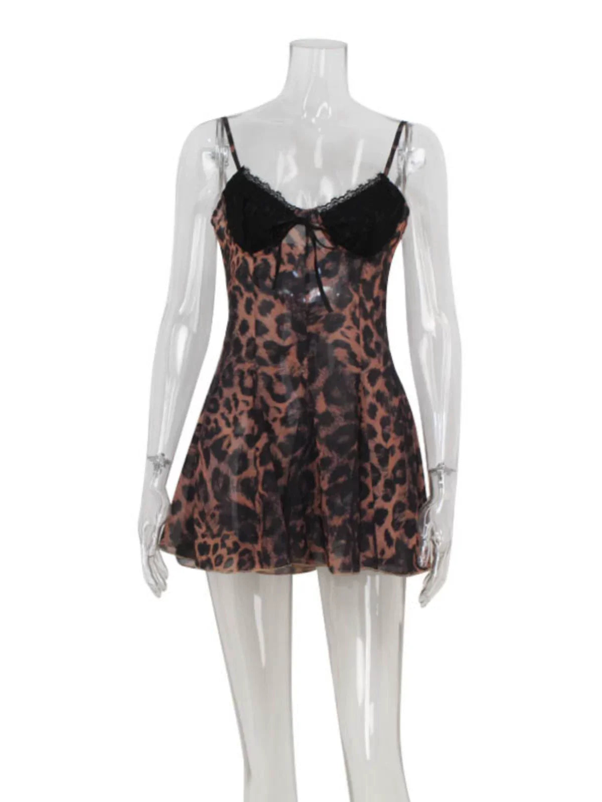 Xmsli | Strappy Low-Cut Backless mini Dress for Women, Slim Fit Sexy Short Party Wear