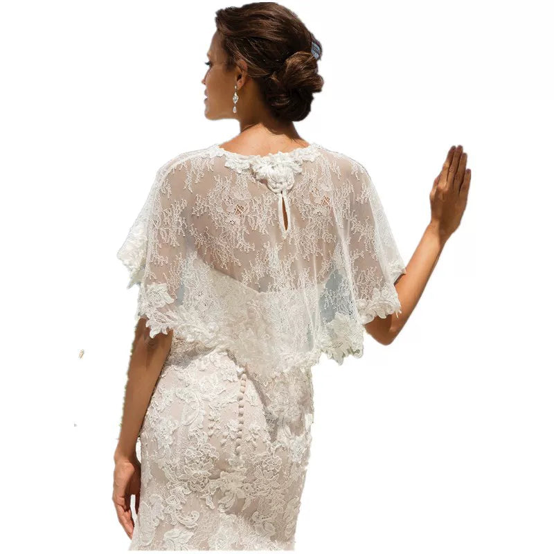 Xmsli | Simple Tube Top Fishtail Wedding Dress, Slimming Princess Bridal Gown with French Lace and Forest Fairy Style