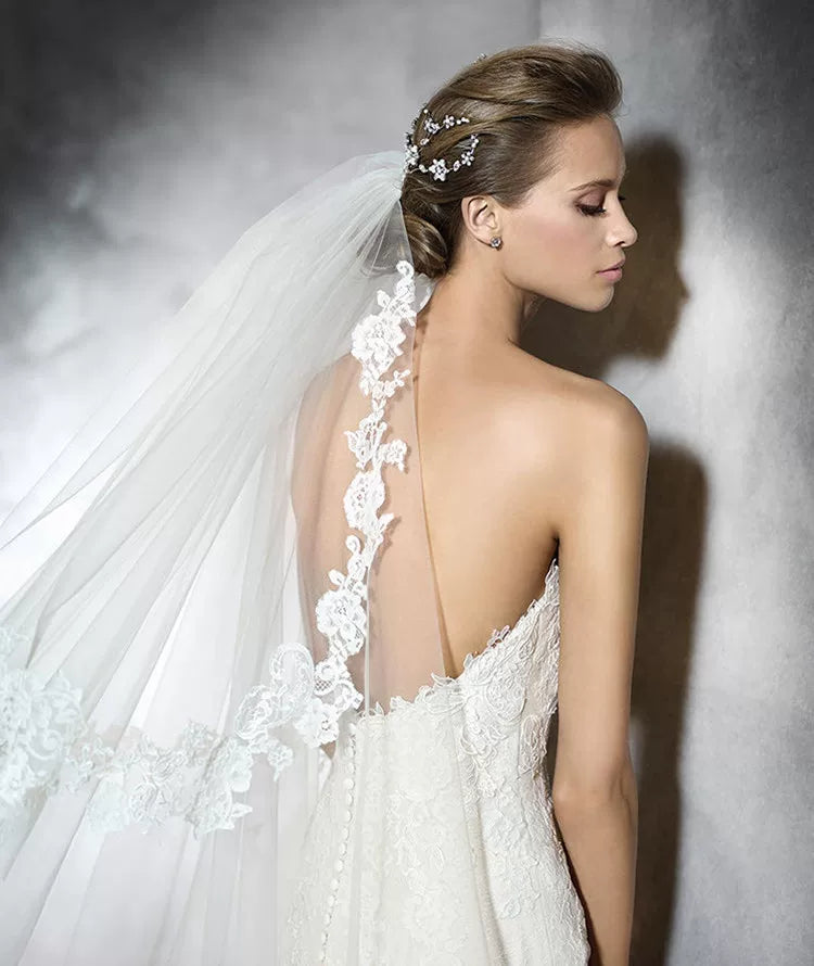 Xmsli | Tube Top Fishtail Wedding Dress, Slimming Tail French Fashion Bridal Gown for Weddings, Douyin Style